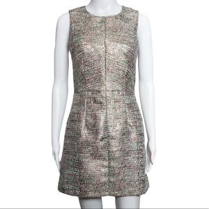 French Connection Shimmering Boucle Sleeveless Mini Dress